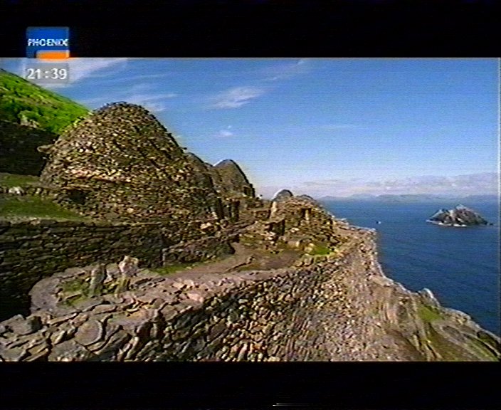 View from Skellig Michael to the mainland.